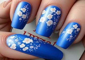 Tendências de Unhas Decorada Azul