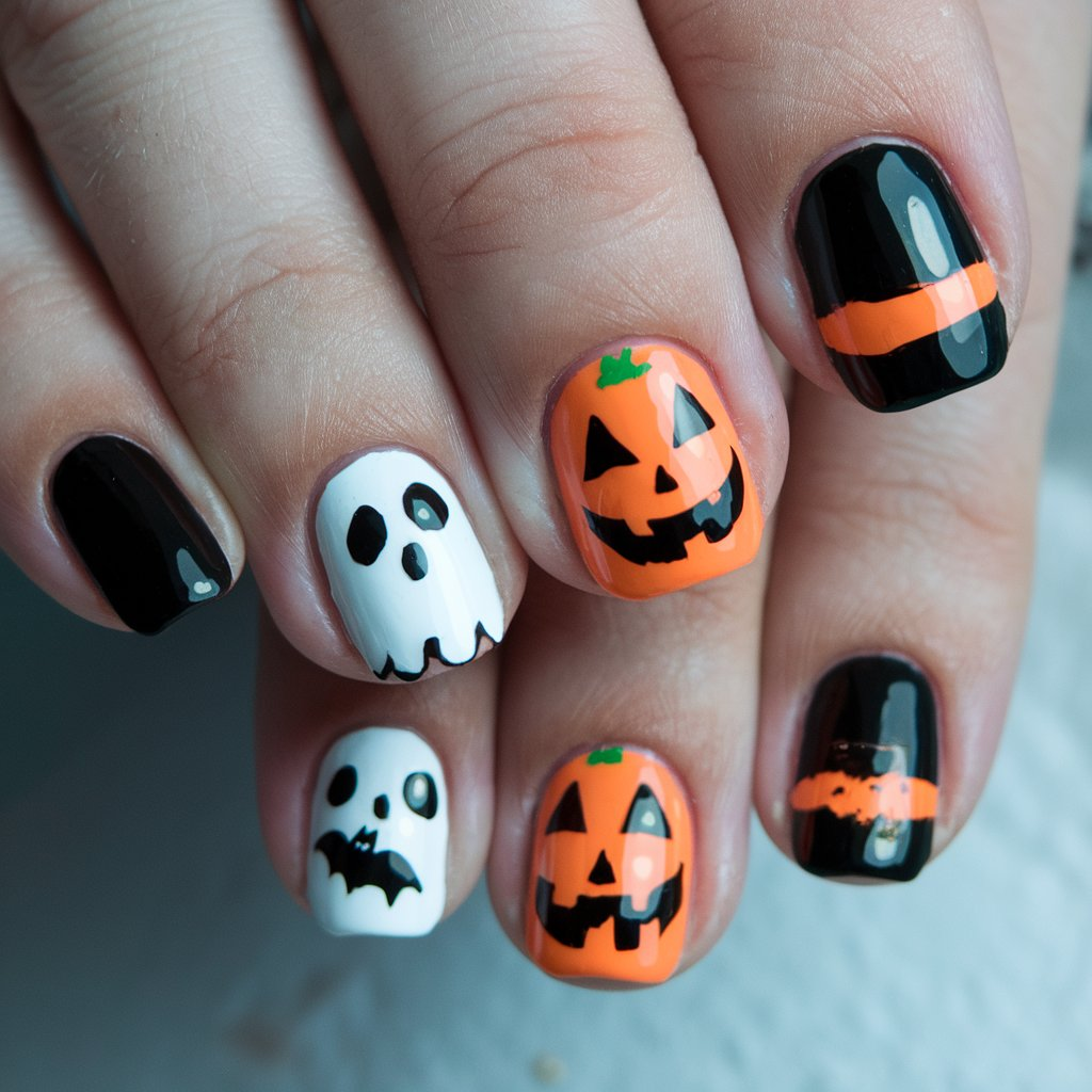 5 Ideias Criativas de Unhas de Halloween 1